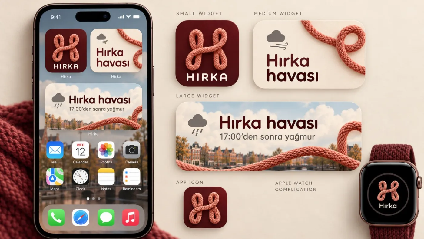 iOS ve Android widget'ları, Apple Watch